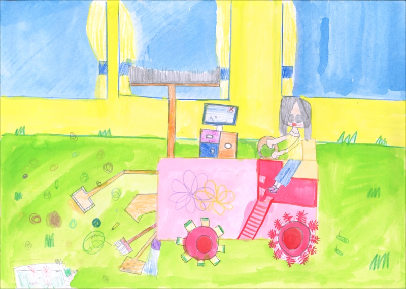 まちをきれいに3年高橋実芭