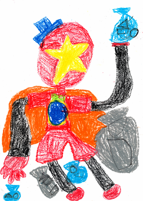 ゴミひろいレンジャーになるぞ5さい前田一帆